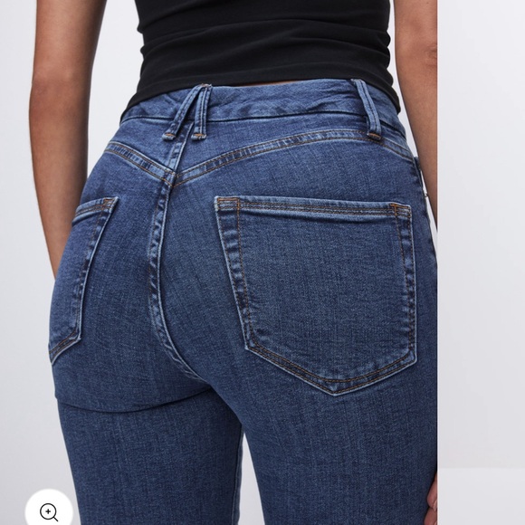 Good American Good Legs Straight Jeans, Size 2 - Picture 6 of 6